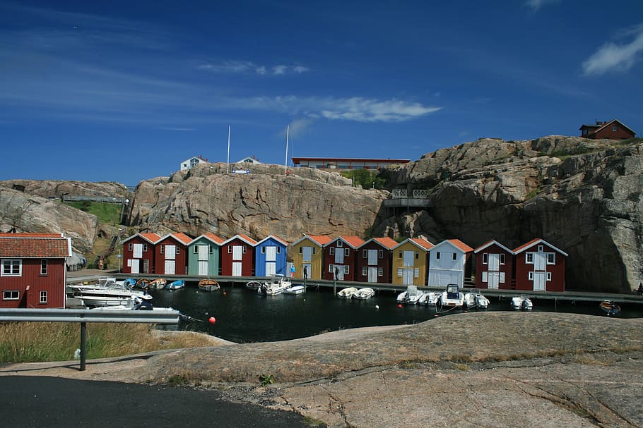 sweden, coast, archipelago, built structure, architecture, building exterior HD wallpaper