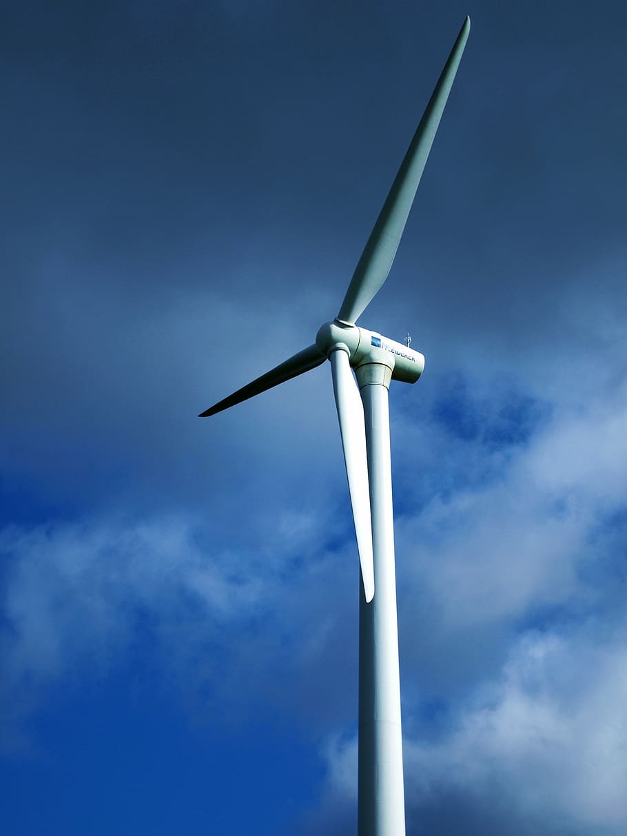 pinwheel, current, wind park, energy, environment, power generation, HD wallpaper