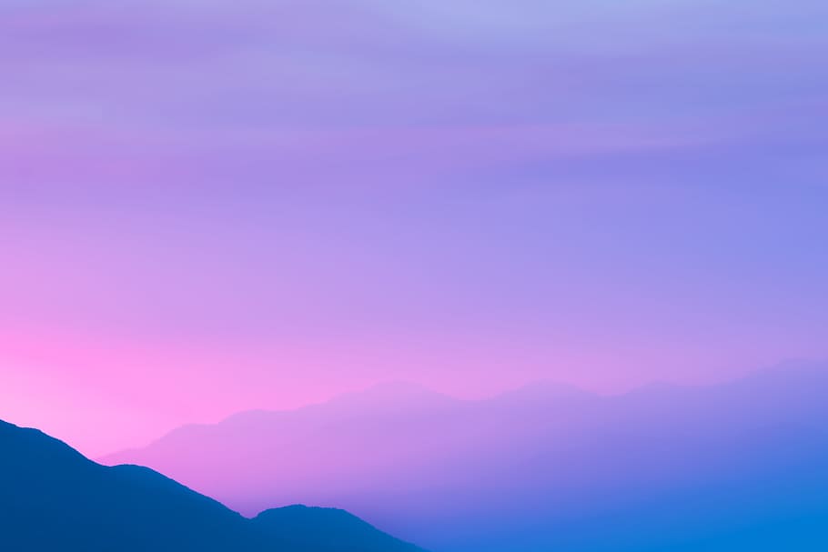 sky, mountain, clouds, sunset, sunrise, fog, scenics - nature HD wallpaper