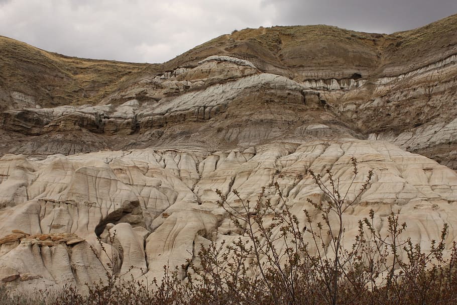 canada, drumheller, alberta, rock, solid, rock - object, scenics - nature HD wallpaper