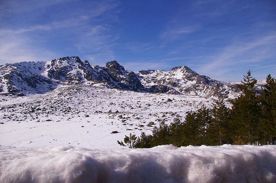 snow, serra, winter, mountain, winter landscape, depth, contemplation HD wallpaper