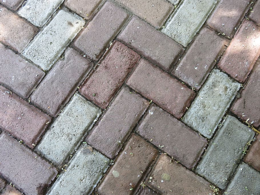 Brick, Texture, Floor, Patio, Pattern, architecture, concrete HD wallpaper