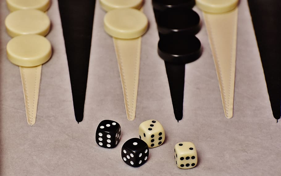 backgammon, play, board game, games suitcase, game board, cube HD wallpaper