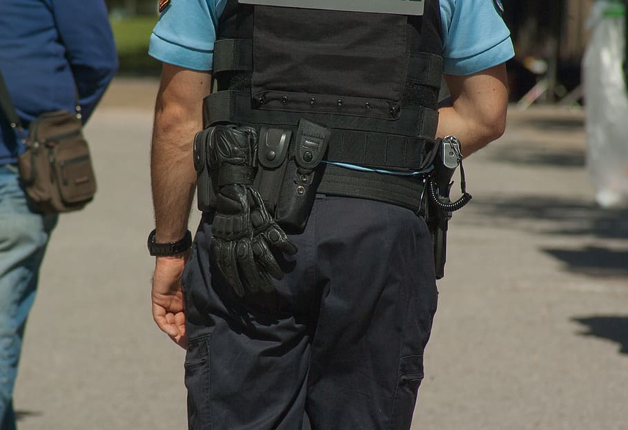 Police, Security, Surveillance, Weapon, police force, law, protection HD wallpaper