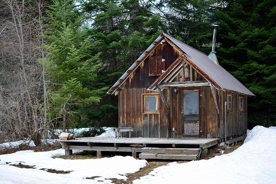 640x1136px Free Download Hd Wallpaper Cabin Snow Winter