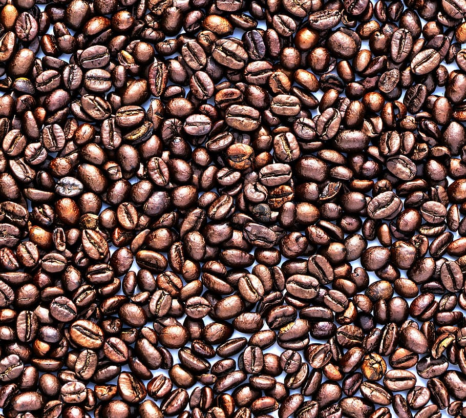 coffee beans, background, texture, pattern, structure, graphic HD wallpaper