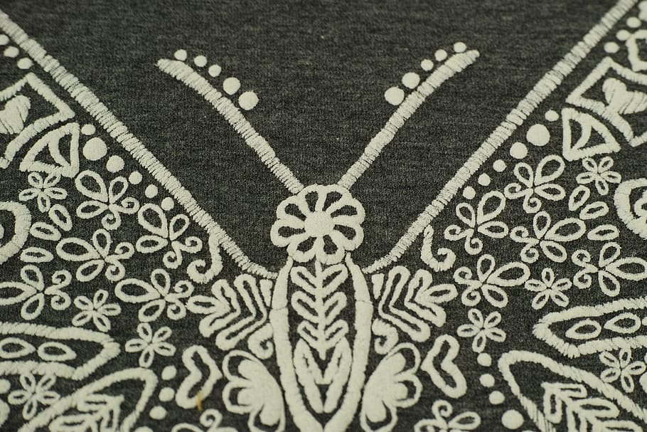 butterfly, design, model, textile, grey, texture, porous, fabric HD wallpaper