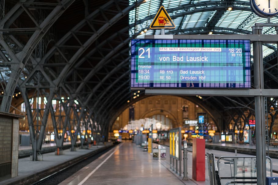 railway station, departure, time, display, modern, transportation, HD wallpaper