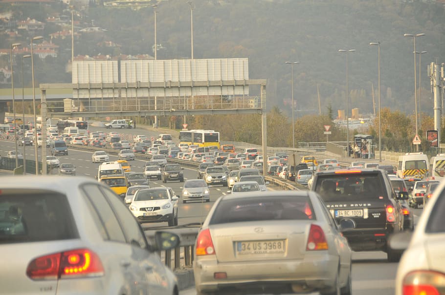 istanbul, traffic, ring road, transportation, mode of transportation HD wallpaper