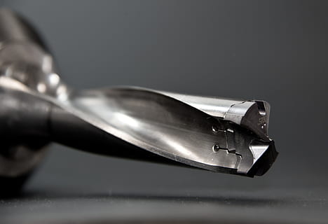 closeup photography of grey metal tool, drilling head, drill bit HD wallpaper