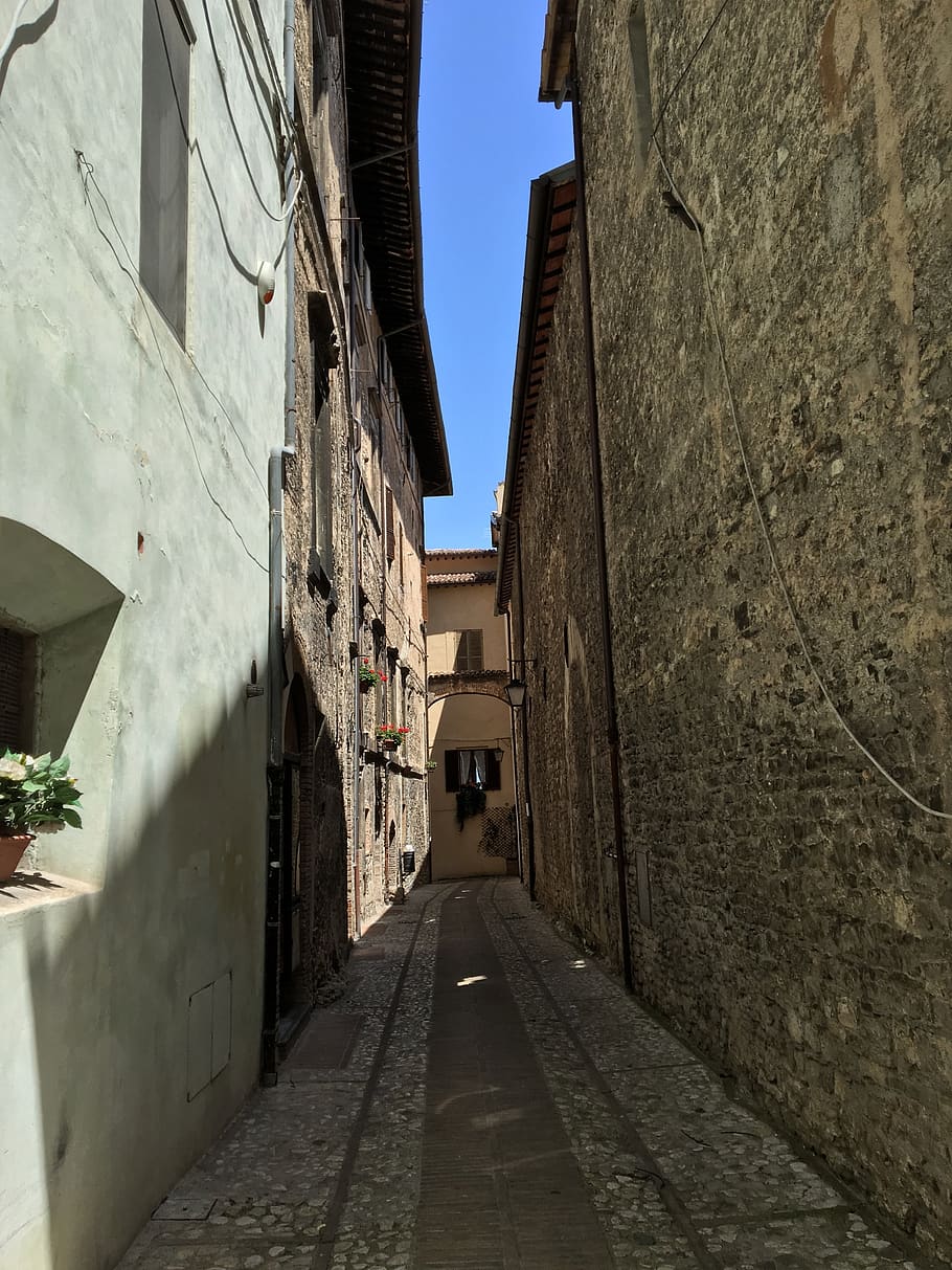 perugia, road, built structure, architecture, building exterior, HD wallpaper