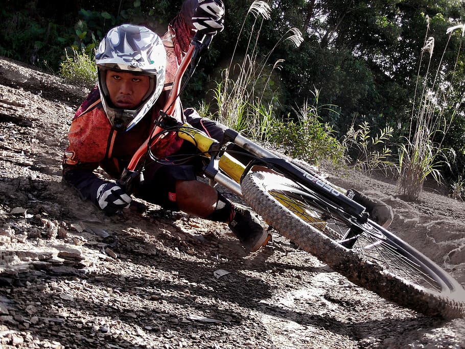 action, bicycling, biking, competition, cyclist, mountain bikes HD wallpaper