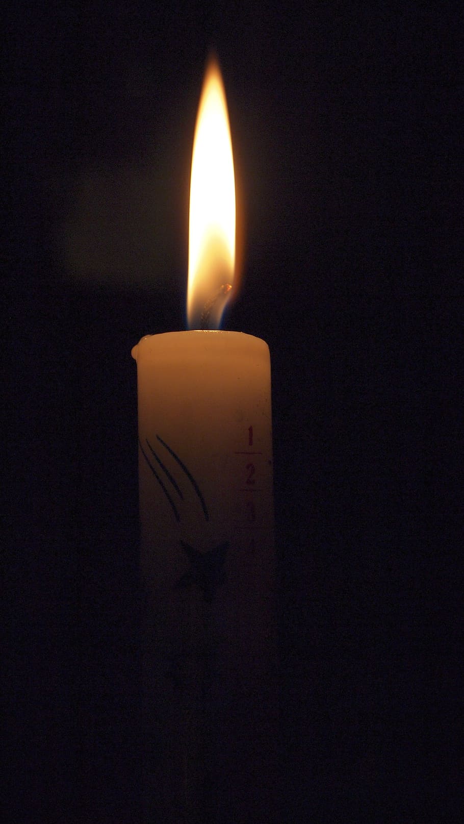 candle, advent, lighting, dark background, religion, flame HD wallpaper