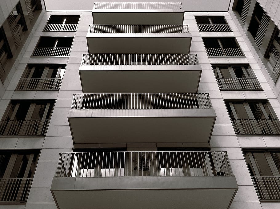 architecture, modern, building, facade, düsseldorf, window HD wallpaper