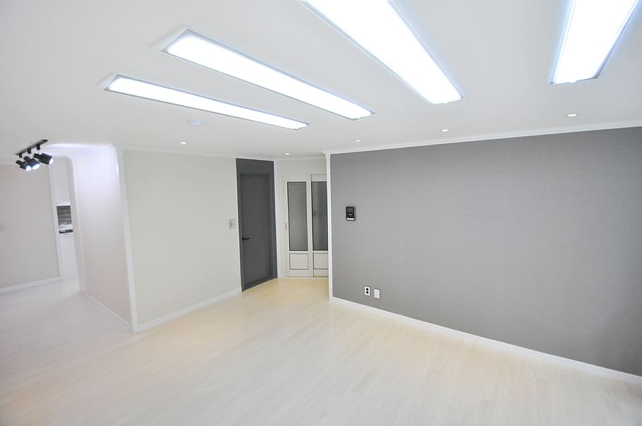 interior, design, home, wall, bin, grey, indoors, modern, white color, HD wallpaper