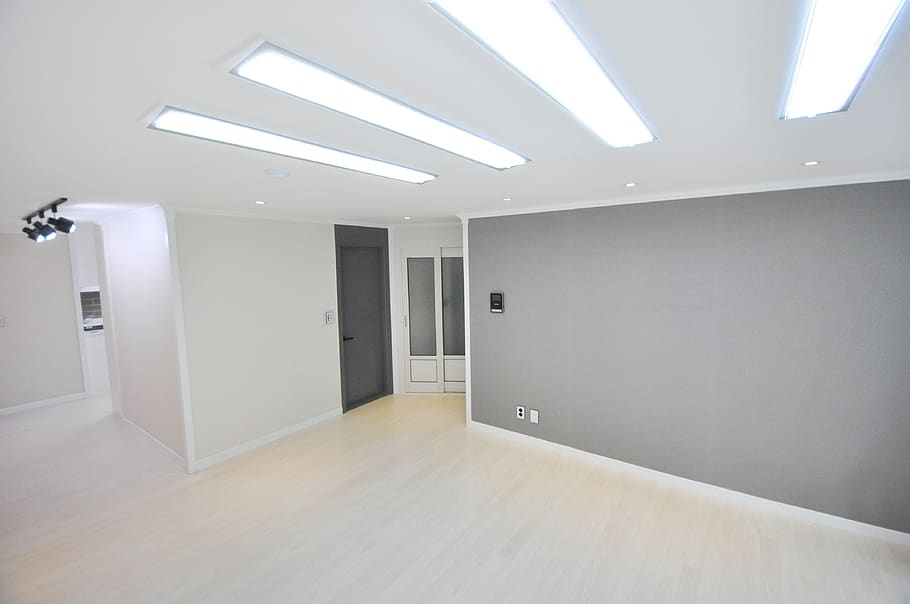 interior, design, home, wall, bin, grey, indoors, modern, white color HD wallpaper