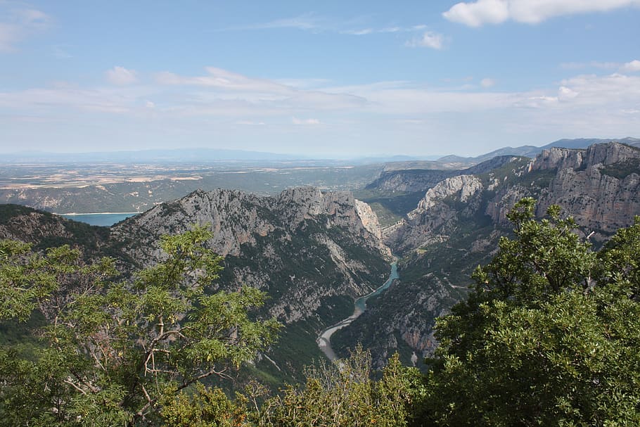 gorges du verdon, france, alpes-de-haute-provence, mountain, HD wallpaper