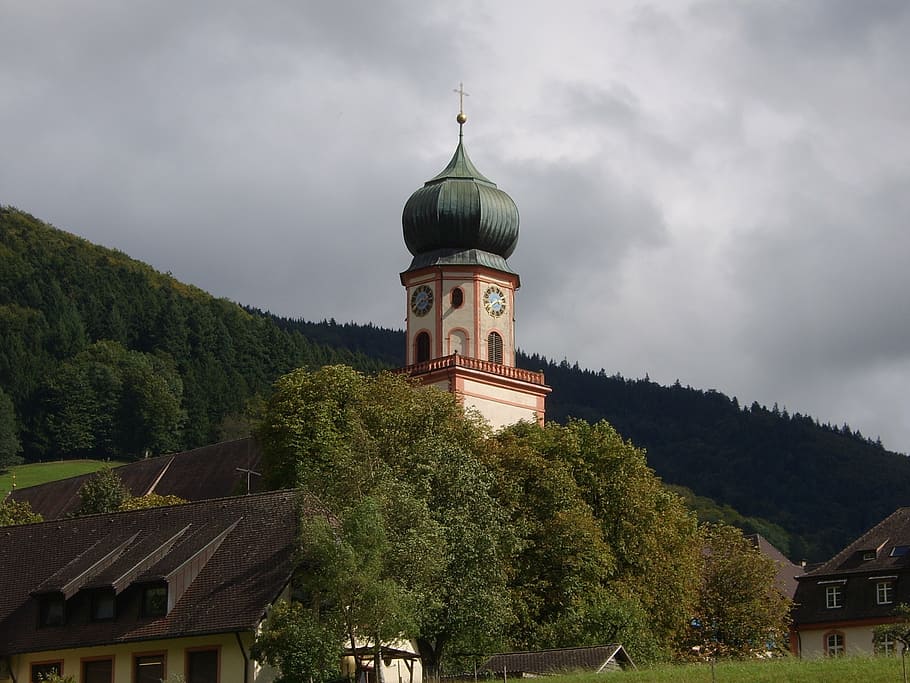 monastery, church, st trudpert, architecture, history, religion HD wallpaper