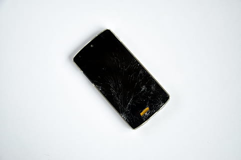 smartphone, broken, damaged, defect, screen, cellphone, mobile device HD wallpaper