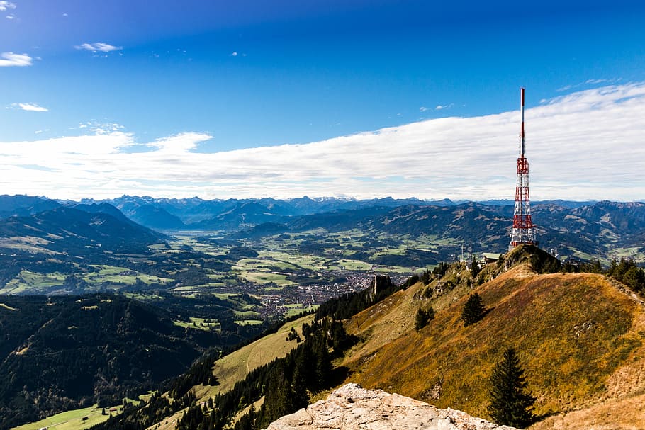 Allgäu, Alpine Foothills, greened, mountain, landscape, nature, HD wallpaper