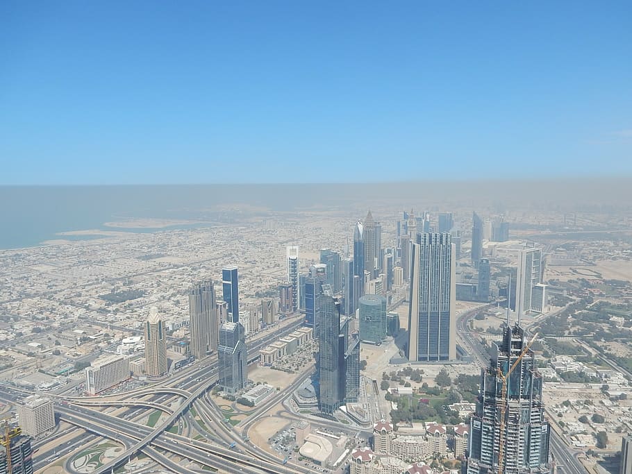 dubai, skyscraper, architecture, city, arabic, views of dubai HD wallpaper