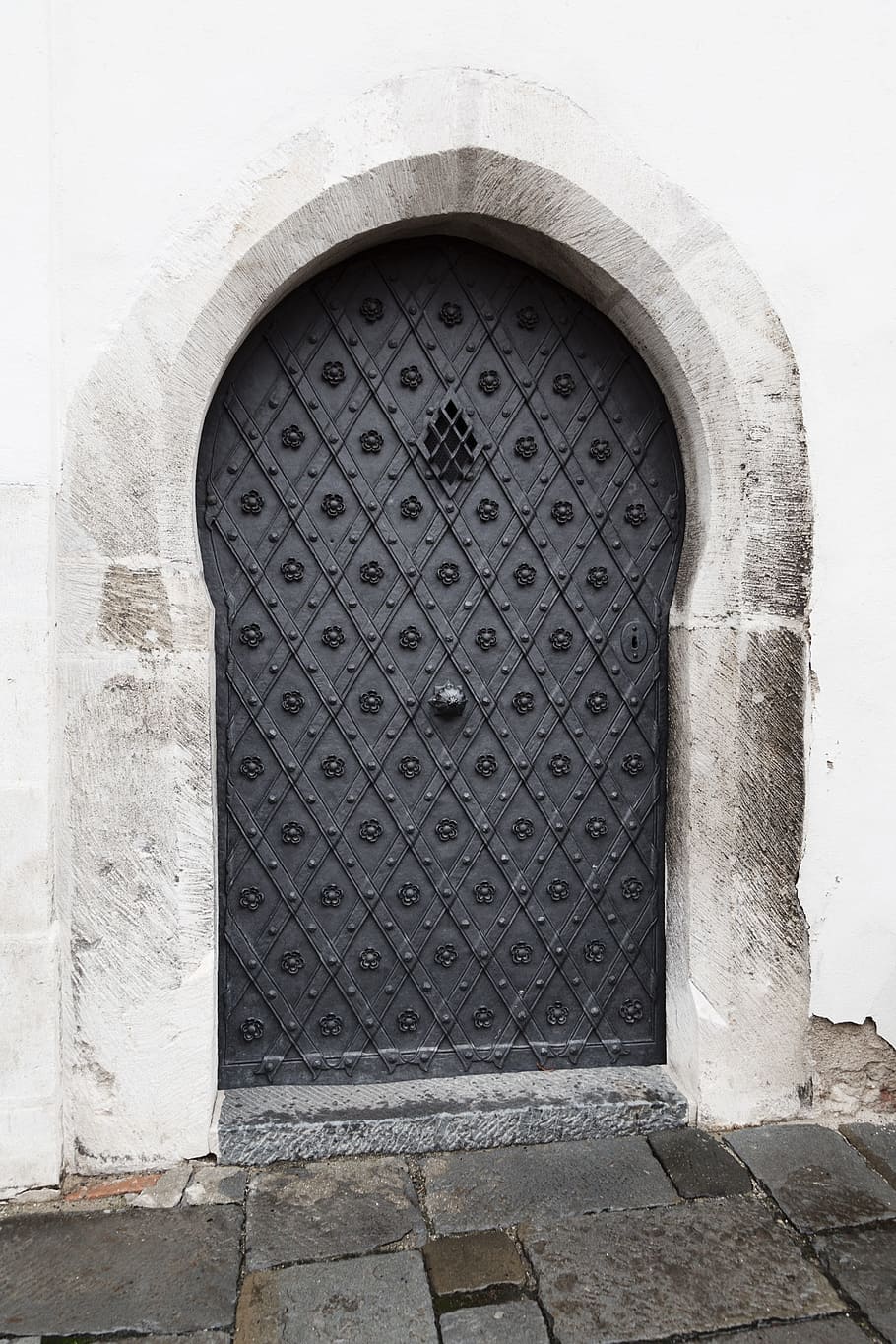 Architecture, Building, Castle, closed, door, doorway, entrance HD wallpaper