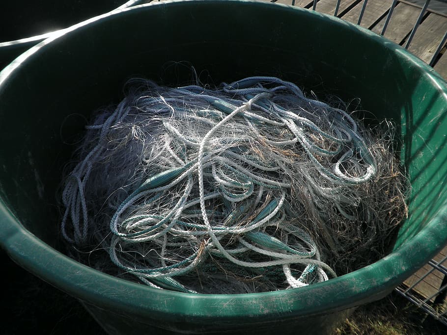 fishing net, storage, plastic, nylon, gillnet, container, no people HD wallpaper