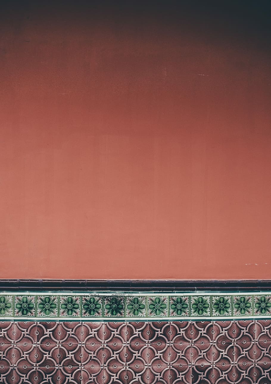 untitled, wall, tiles, art, pattern, copy space, architecture HD wallpaper
