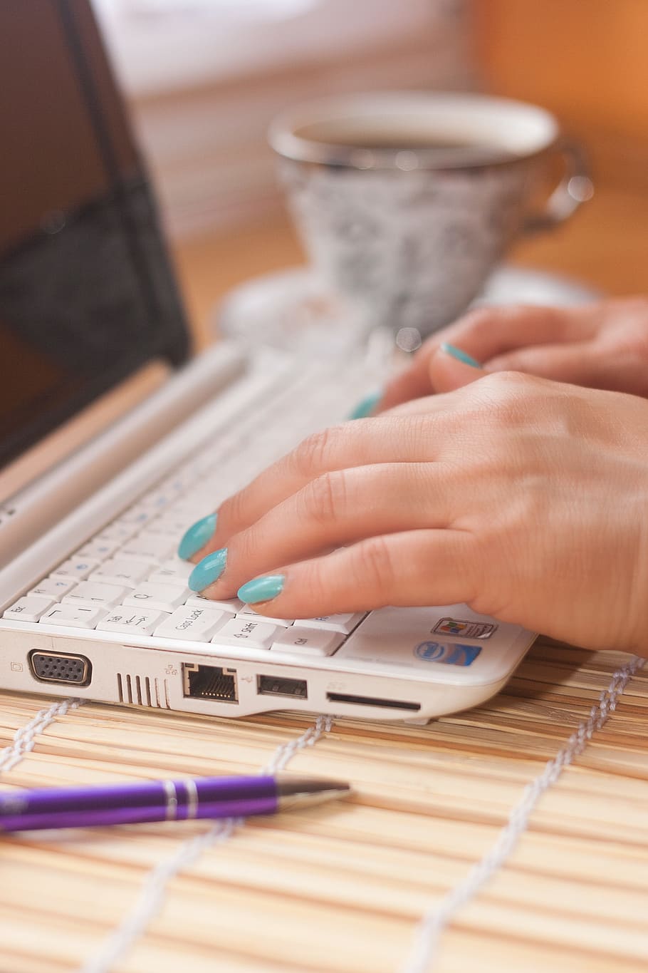 laptop, notebook, working, internet, pc, technology, typing, writer HD wallpaper
