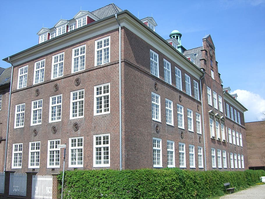 flensburg, school, duburg, duborg, architecture, built structure HD wallpaper