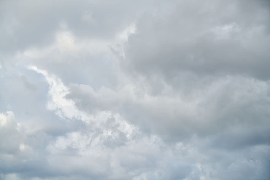 white clouds, air, landscape, outdoor, sky, nature, background HD wallpaper
