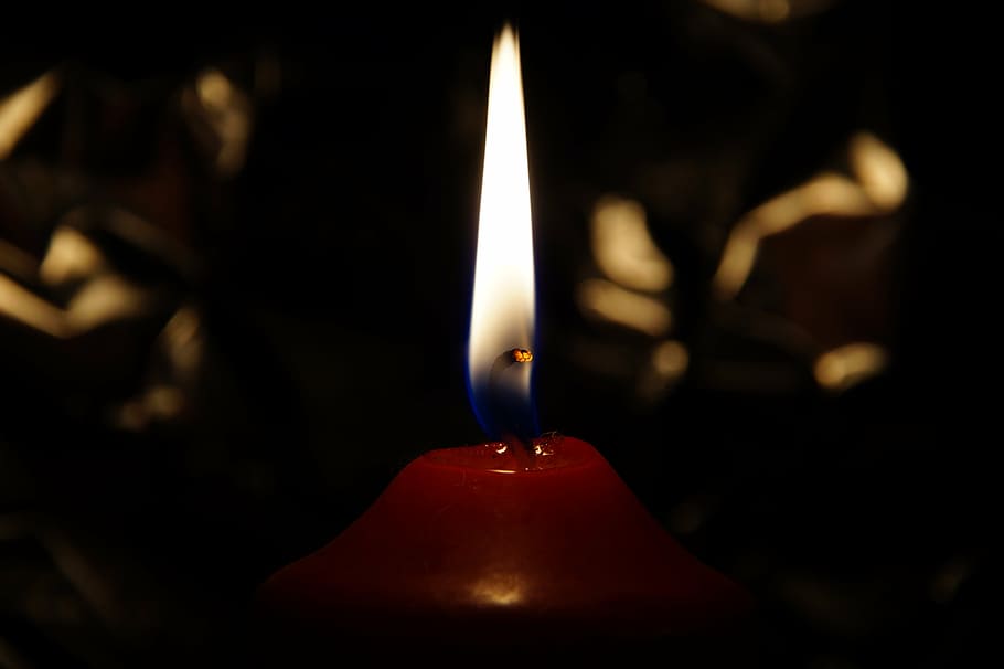 candle, wick, wax, mood, heat, burning, fire, flame, heat - temperature HD wallpaper