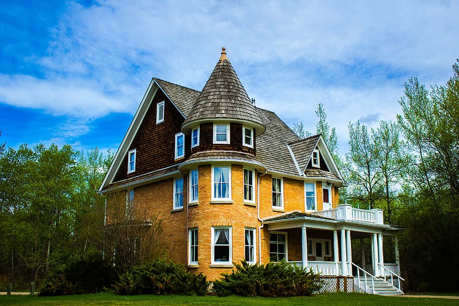 red deer, central alberta, bower ponds, character home, vintage, HD wallpaper