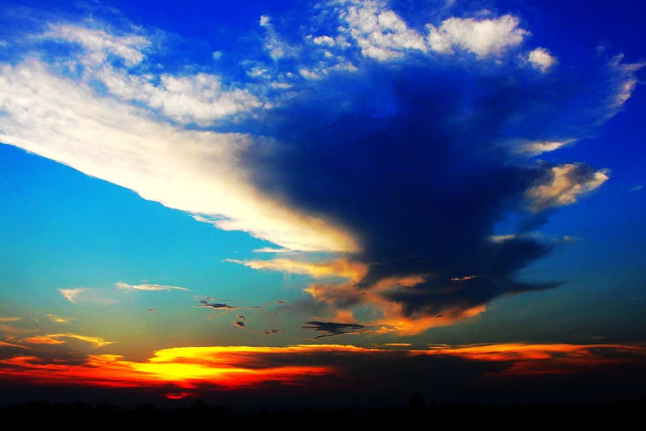 Phoenix, Nirvana, Sunset, Cloud, phoenix nirvana, cloud day, HD wallpaper