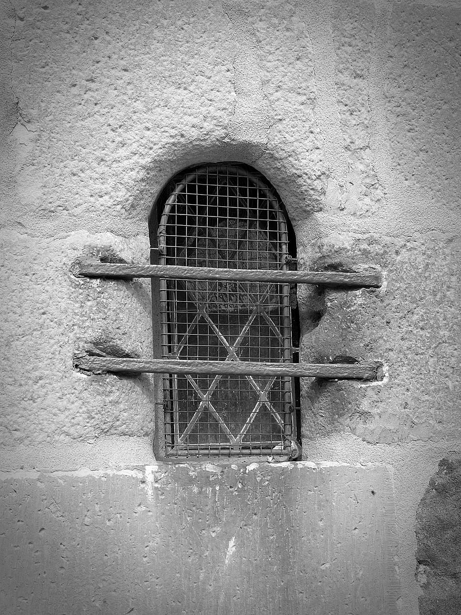 window, old, old window, historically, church window, grid HD wallpaper
