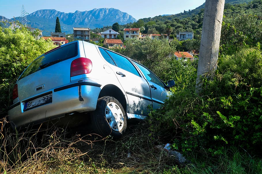 accident, auto, broken, damage, vehicle, total damage, automotive HD wallpaper