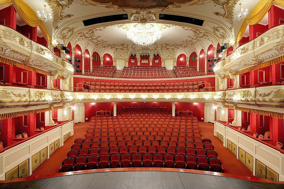 Antonín Dvořák Theatre in Ostrava, Czech Republic, antonin dvorak, HD wallpaper