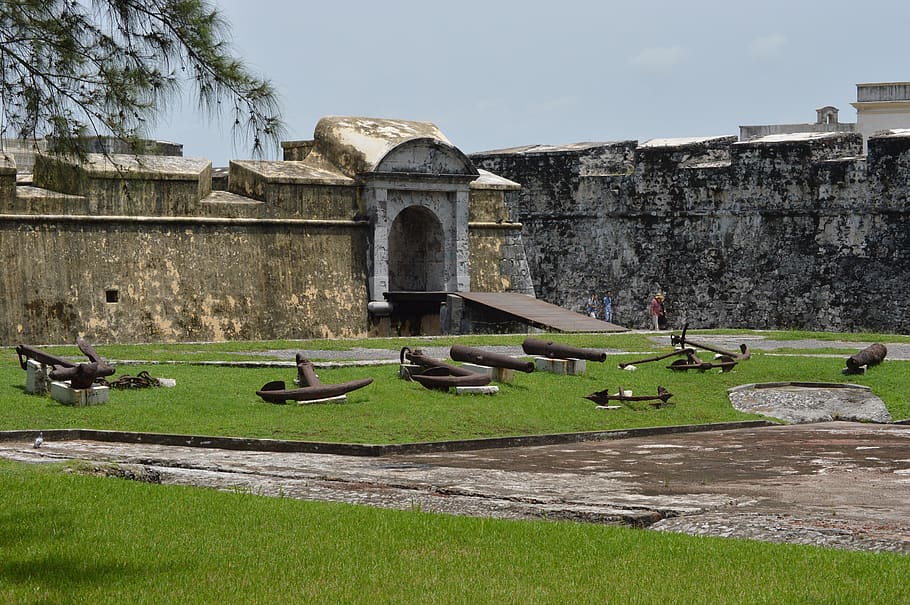 construction, old, canon, weapons, architecture, built structure HD wallpaper