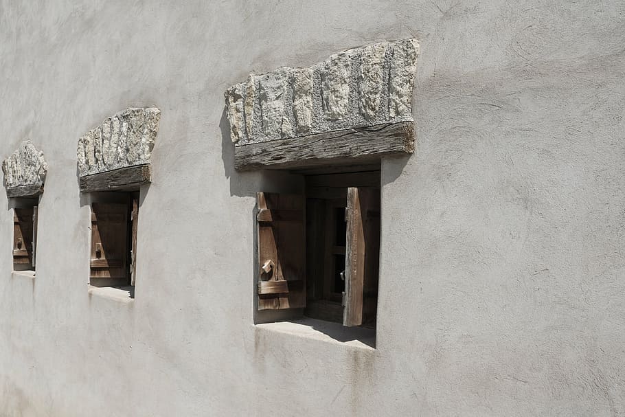 window, wall, white, home, shutter, old, farmhouse, architecture HD wallpaper