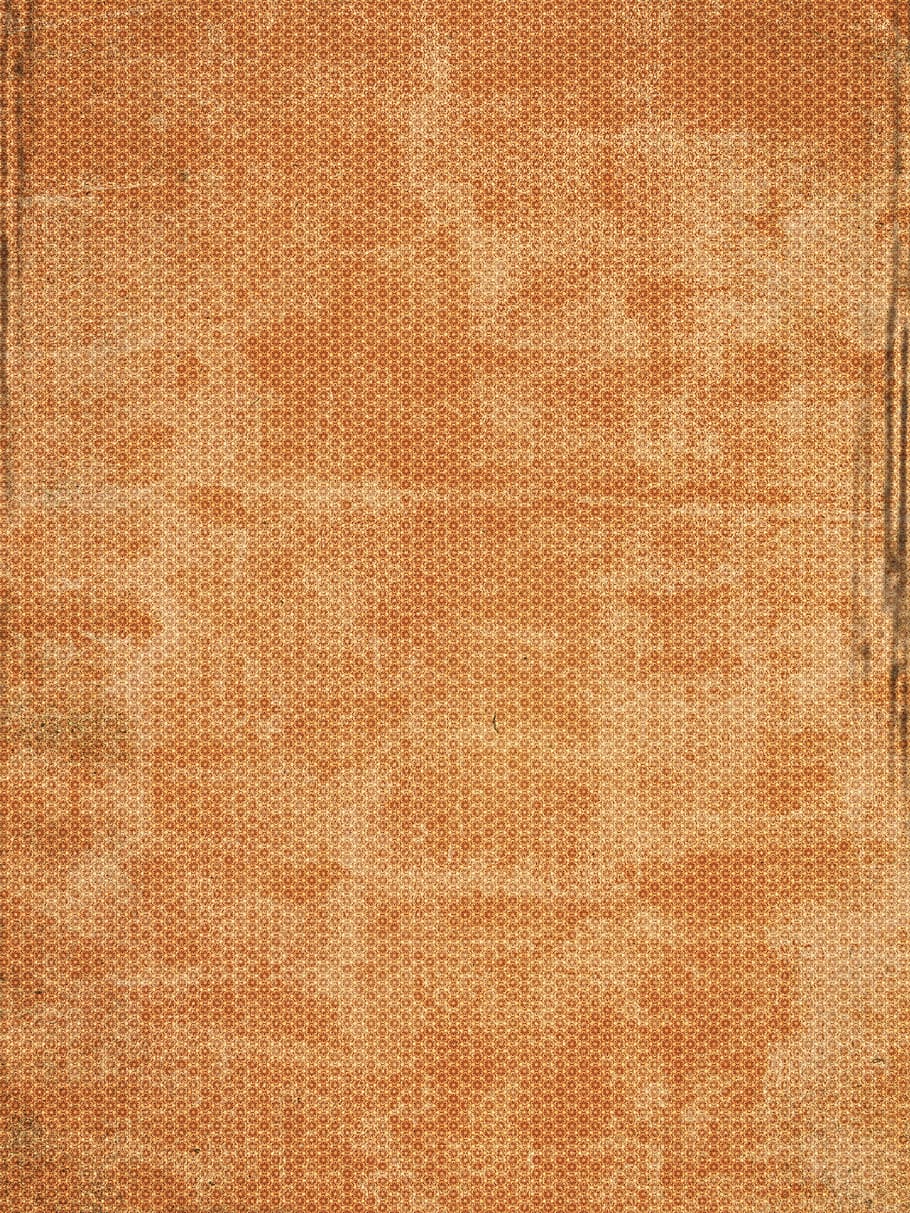 close-up photo of orange textile, pattern, old, background HD wallpaper