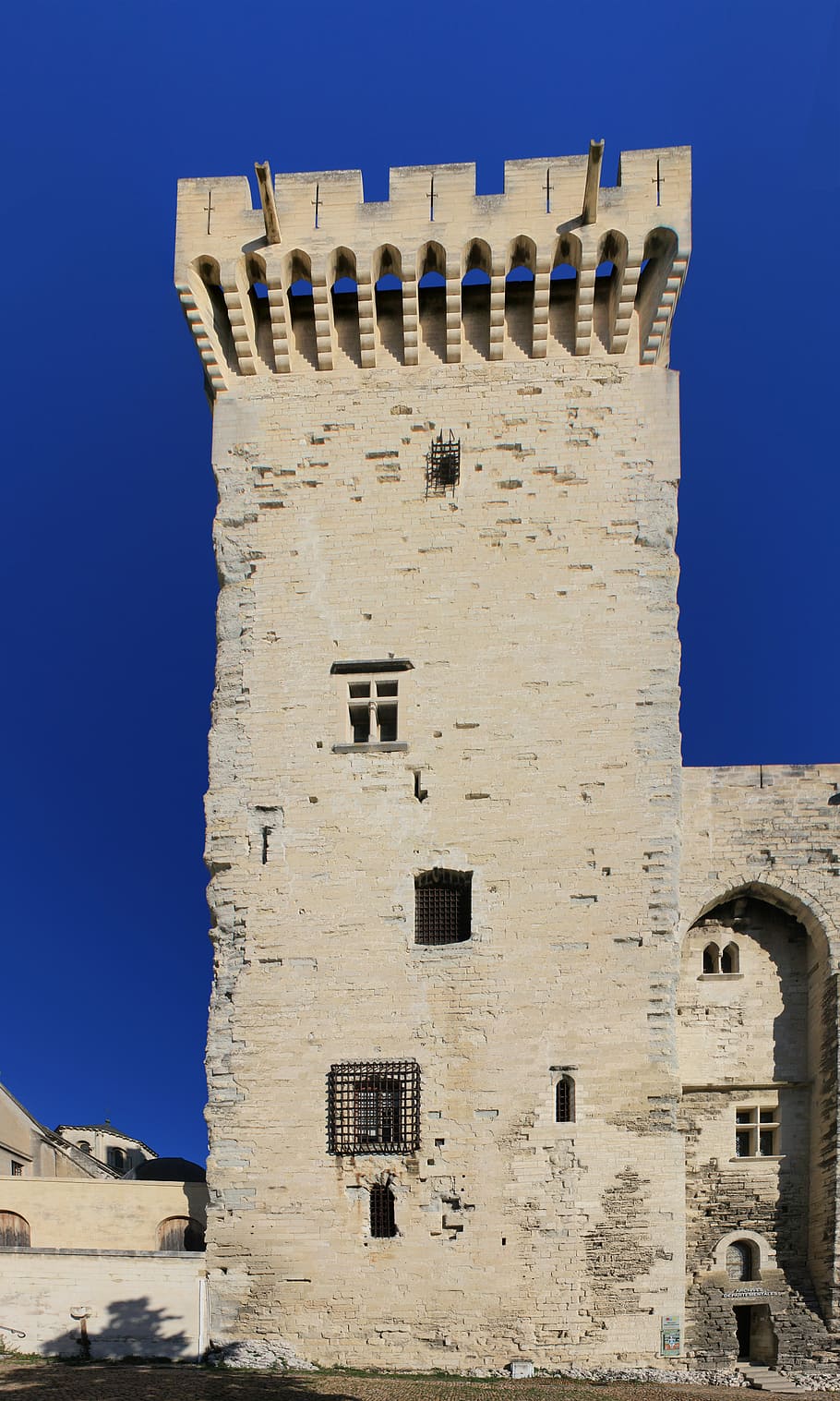 avignon, tower, architecture, historically, pope, palace, south of france HD wallpaper