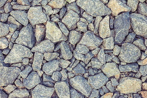 gray stones, blue, backgrounds, pattern, abstract, nature, textured HD wallpaper