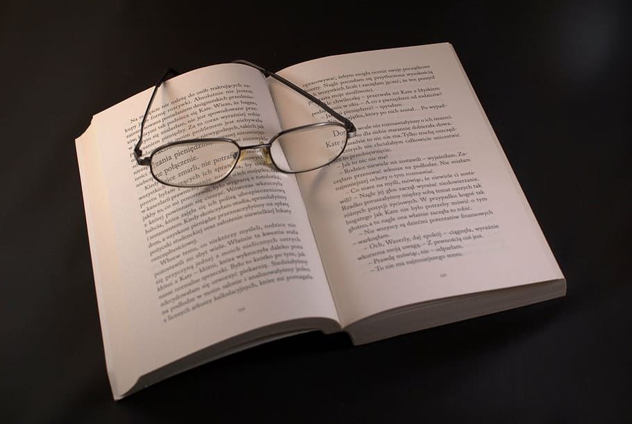 book, glasses, reading, vacations, eyeglasses, paper, indoors HD wallpaper