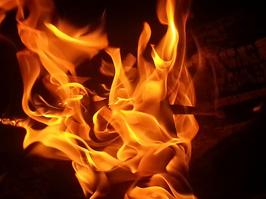 fire digital wallpaper, flame, burning, heat, hot, blaze, ablaze HD wallpaper