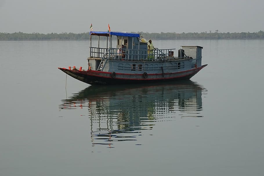 boat, sundarbans, forest, river, ramsar site, unesco, world heritage HD wallpaper
