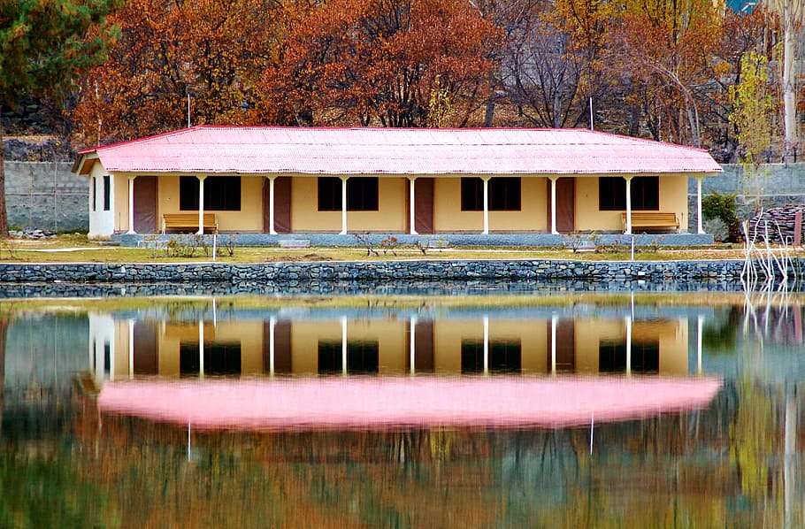 lower kachura lake, shangrila lake, skardu, pakistan, karakorum, HD wallpaper