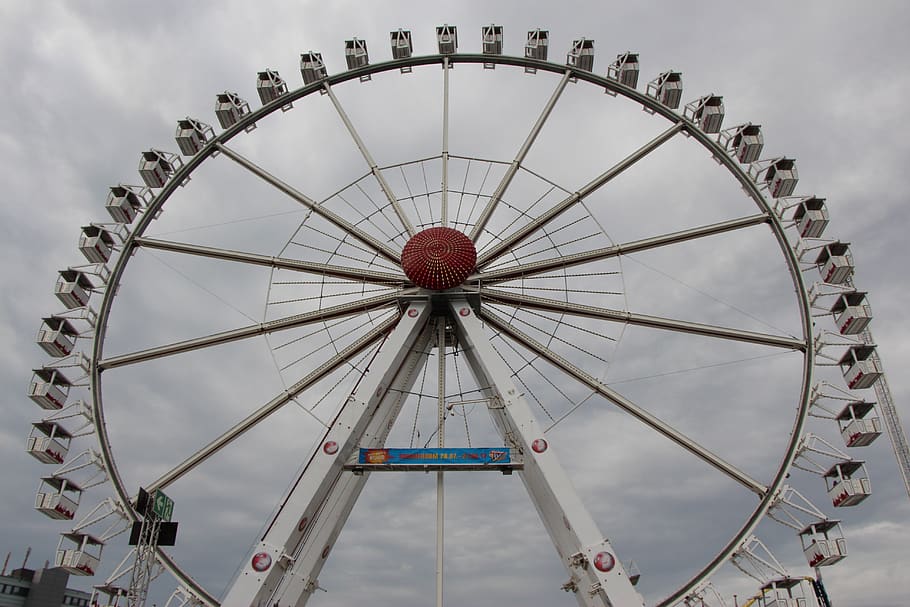 ferris wheel, dom, hamburg, fairground, folk festival, carnies