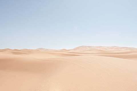 sand landscape, desert during daytime, dune, dry, desolate, hot HD wallpaper
