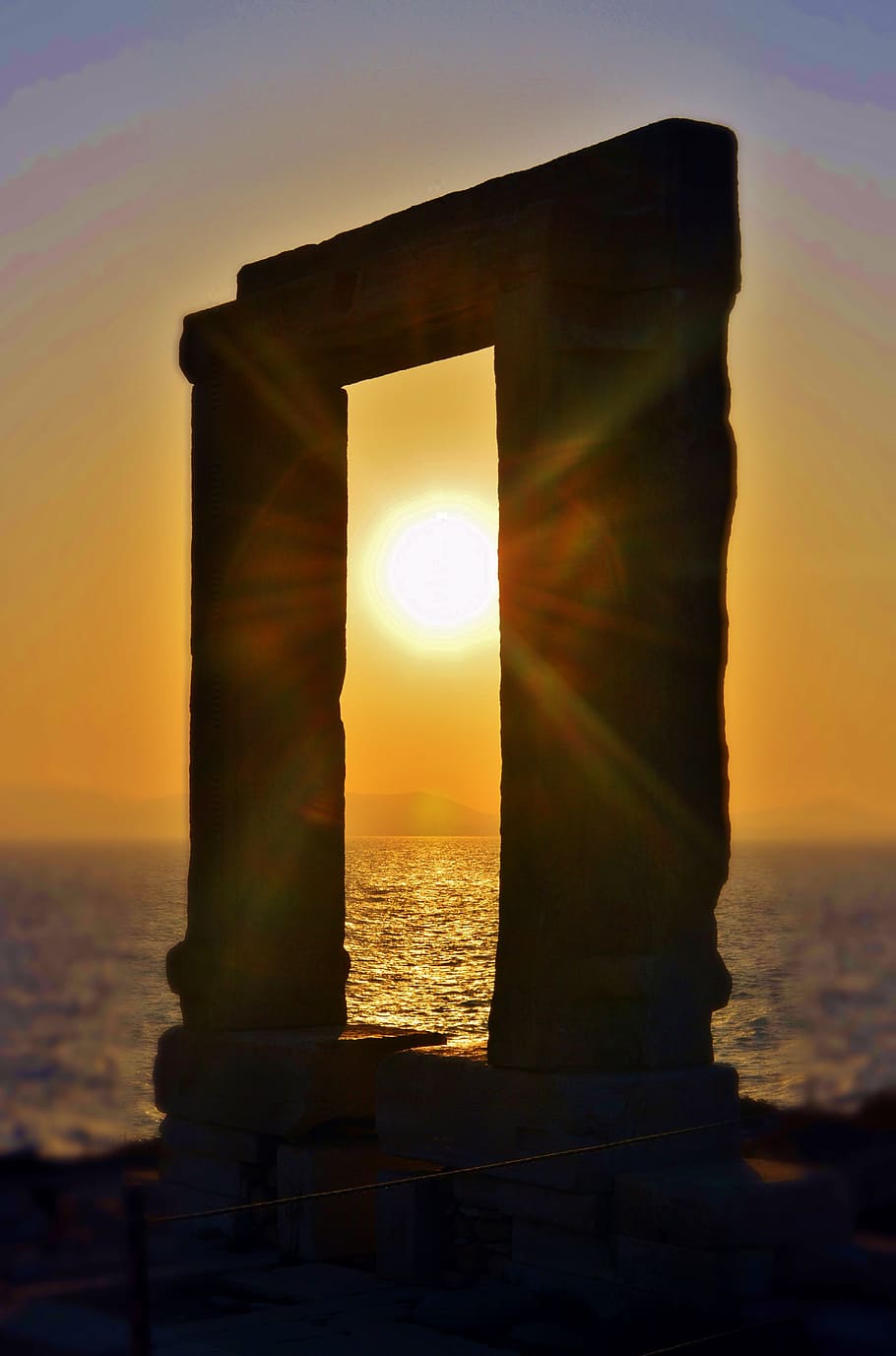 holiday, greece, sunset, summer, travel, sea, island, mediterranean HD wallpaper