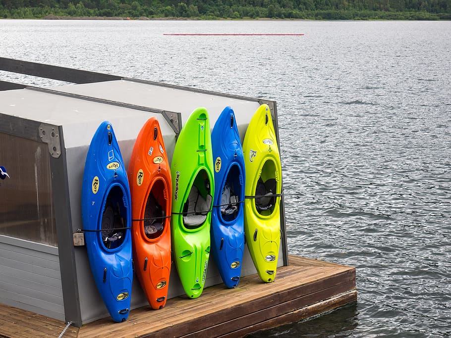 kayak, boot, canoeing, paddle, sport, water, water sports, leisure HD wallpaper